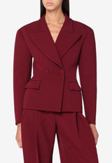 The Andamane Single-Breasted Tailored Blazer Burgundy T183053ATNP0B8_ANDAM-BU