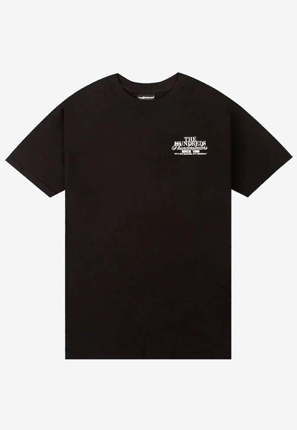 The Hundreds Business Minded Printed T-shirt Black T24P101021- R00004BLACK