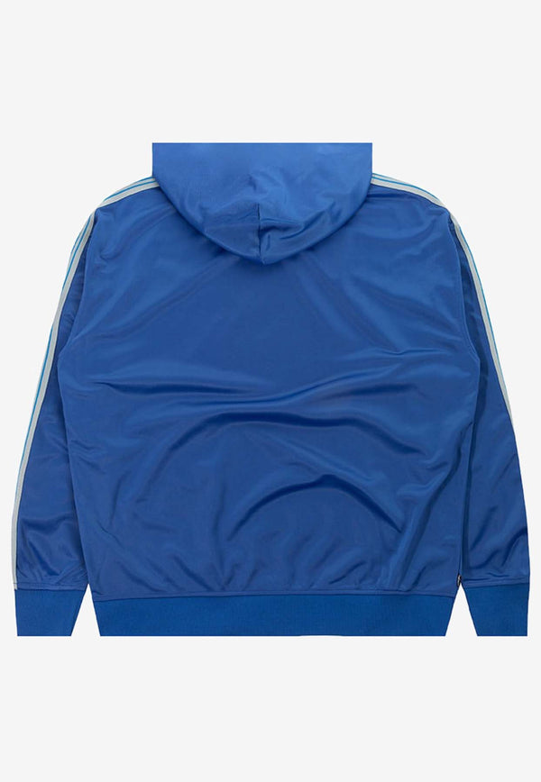 The Hundreds Script Track Hooded Sweatshirt Blue T24P102005- R0000099BLUE