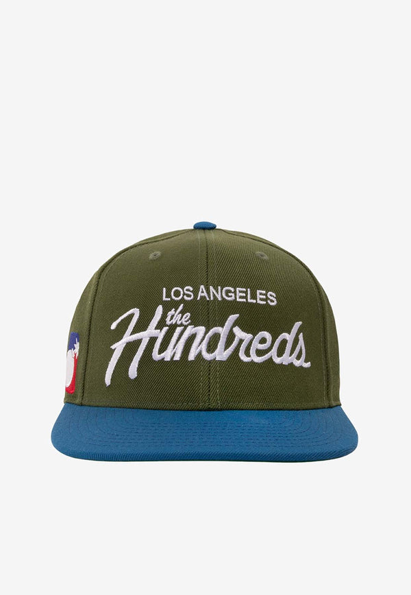 The Hundreds Team Logo Embroidered Cap Green T24P106016- R00093GREEN