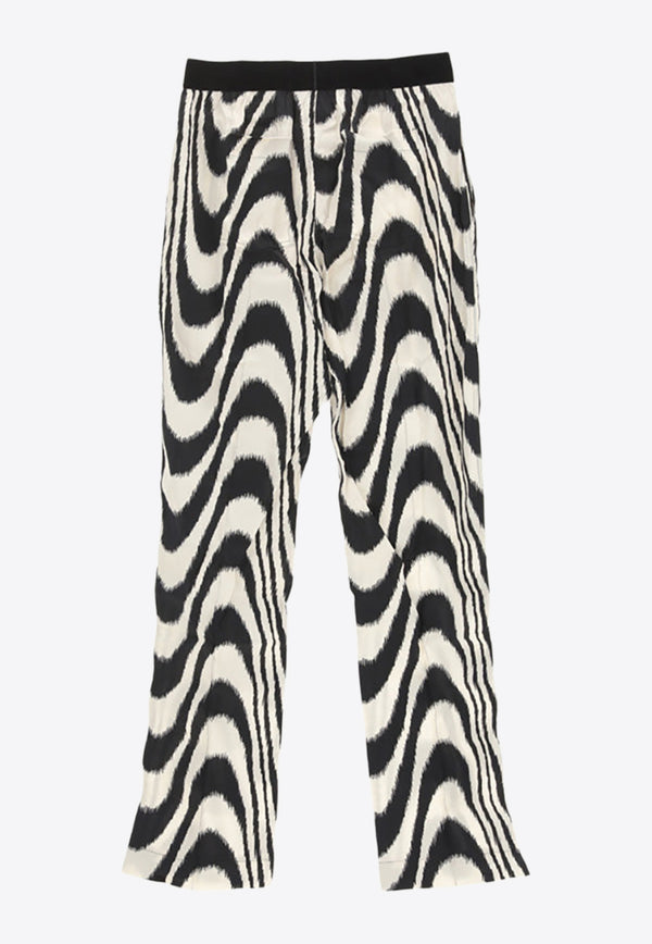 Tom Ford Wave Print Silk Pants Monochrome T4H201820_000_008