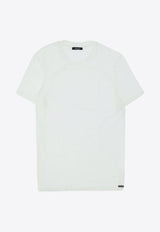 Tom Ford Basic Crewneck T-shirt White T4M081410_000_100