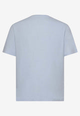 Jacquemus Gros Grain Logo T-shirt Light Bue
