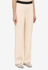 Loulou Studio Takaroa Straight Linen-Blend Pants Cream TAKAROAVI/O_LOULO-CR