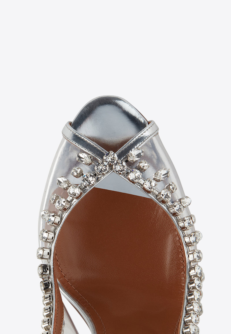 Aquazzura Temptation 105 Crystal-Embellished Sandals TEMHIGSC-SPP-CCC