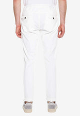 Eleventy Drawstring Track Pants White