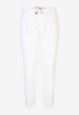 Eleventy Drawstring Track Pants White