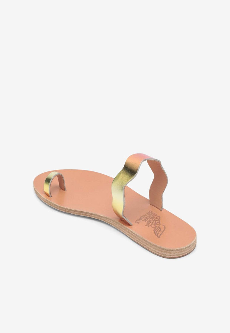Ancient Greek Sandals Thasos Toe-Ring Flat Sandals Multicolor THASOSLE/M_ANCIE-TS