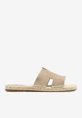 Antigua Espadrille in Beige Sable Suede