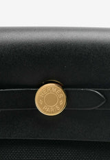 Herbag Zip 20 Retourne in Black Militaire Canvas and Hunter