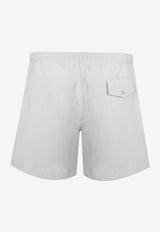 "H Fantome" Print Swim Trunks