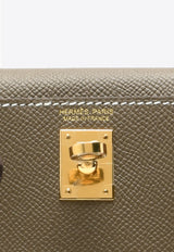 Mini Kelly 20 in Etoupe Epsom Leather with Gold Hardware