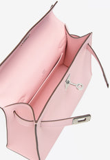 Kelly Pochette Clutch Bag in Rose Sakura Swift with Palladium Hardware