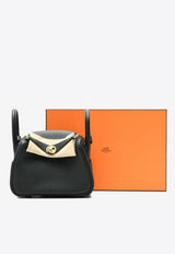Mini Lindy II in Black Clemence with Gold Hardware