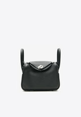 Mini Lindy II in Black Clemence Leather with Palladium Hardware