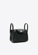 Mini Lindy II in Black Clemence Leather with Palladium Hardware