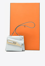 Mini Kelly 20 En Desordre in Gris Platine Epsom Leather with Palladium Hardware