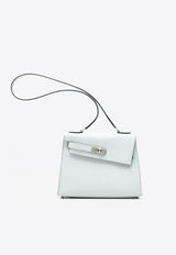 Mini Kelly 20 En Desordre in Gris Platine Epsom Leather with Palladium Hardware