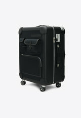 Rolling Mobility Suitcase III Business Cargo in Black Geoland and Regate Leather
