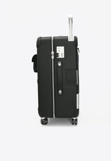 Rolling Mobility Suitcase III Business Cargo in Black Geoland and Regate Leather