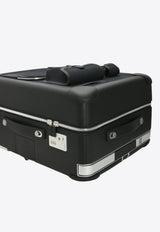 Rolling Mobility Suitcase III Business Cargo in Black Geoland and Regate Leather