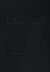 H Embroidered Short-Sleeved T-shirt