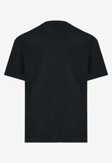 H Embroidered Short-Sleeved T-shirt