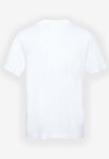 H Embroidered Short-Sleeved T-shirt