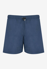 "H Fantome" Print Swim Trunks