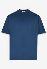 "Piqures Sellier" Sleeves Detail T-Shirt