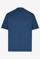 "Piqures Sellier" Sleeves Detail T-Shirt