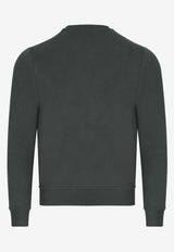 "Ex-Libris" Print Pullover Sweatshirt