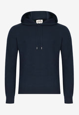 Cashmere Sweater with leather detail