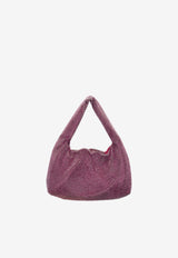 Kara Mini Crystal Mesh Shoulder Bag Fuchsia HB320-6751| - | FUSCHIAFUCHSIA