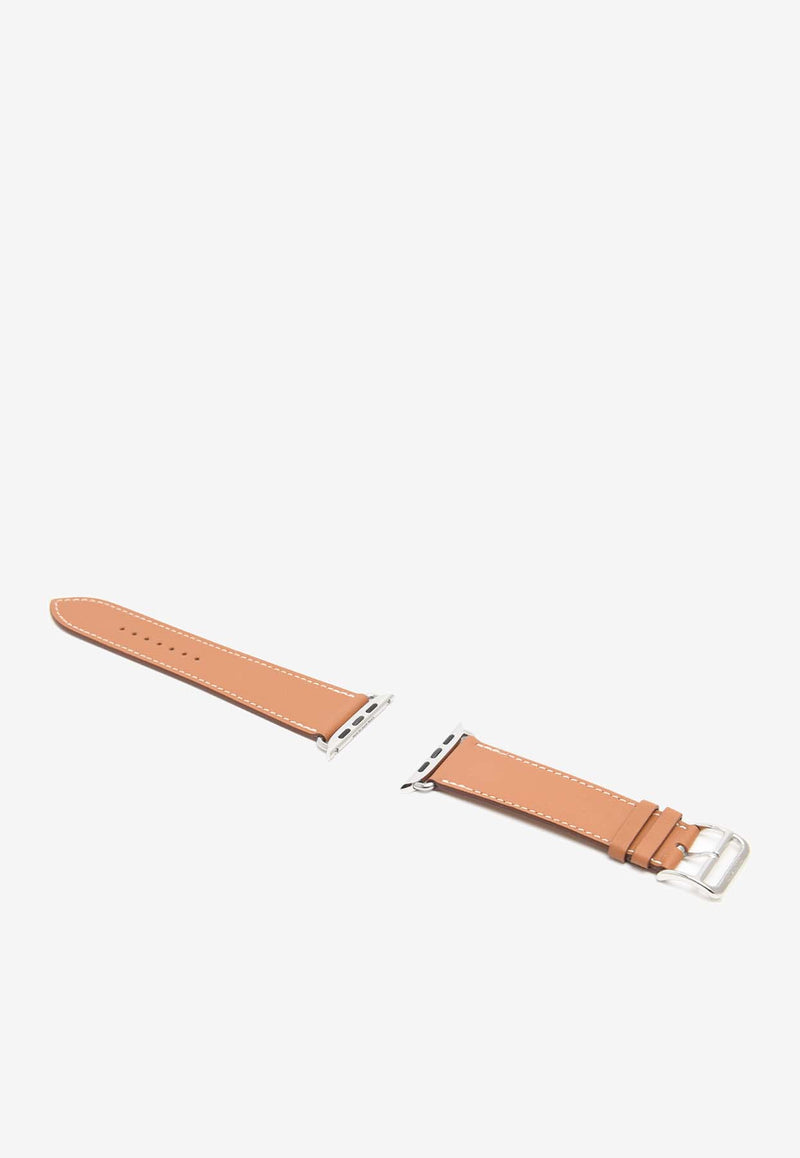 Hermès Band Apple Watch Single Tour 46mm in Gold Swift Leather