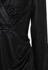 Elliatt Irene Metallic Midi Dress EH3102313BLACK
