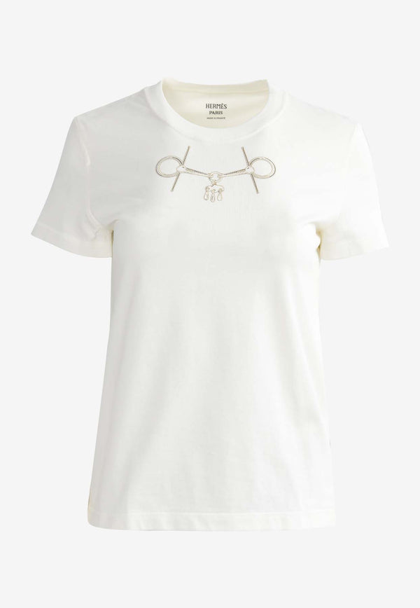 Hermès Mors Print Straight T-shirt