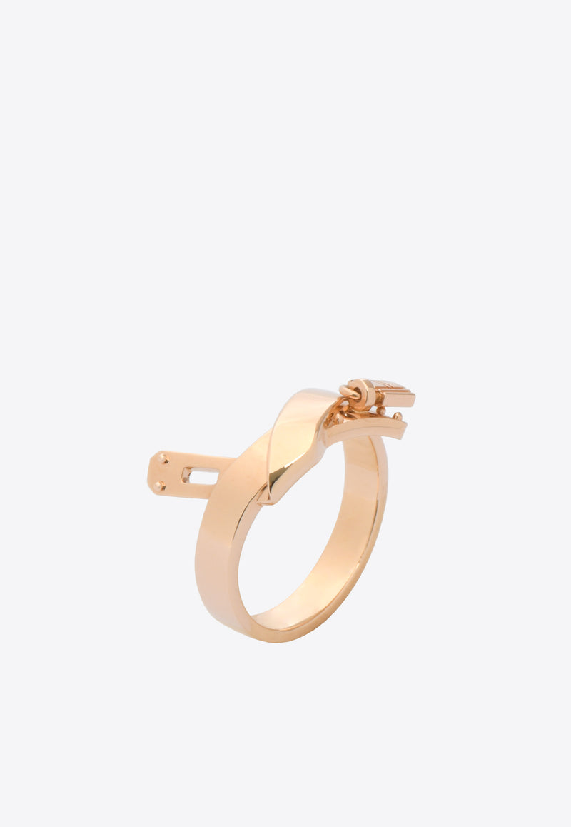 Hermès Kelly Gavroche Ring in Rose Gold