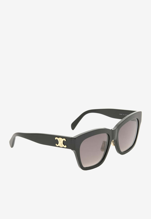 Celine Triomphe Butterfly Sunglasses Gray CL40253FBLACK