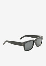 Saint Laurent Vadim Square Sunglasses Gray SL732 VADIMBLACK