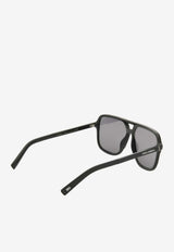 Dolce & Gabbana Logo Square Sunglasses Gray 0DG4354BLACK