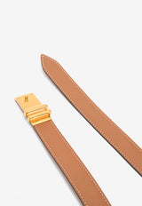 Hermès Elan Pocket 24 Belt in Gold Swift with Gold Hardware