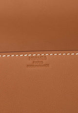 Hermès Birkin Shadow Pochette in Gold Swift Leather