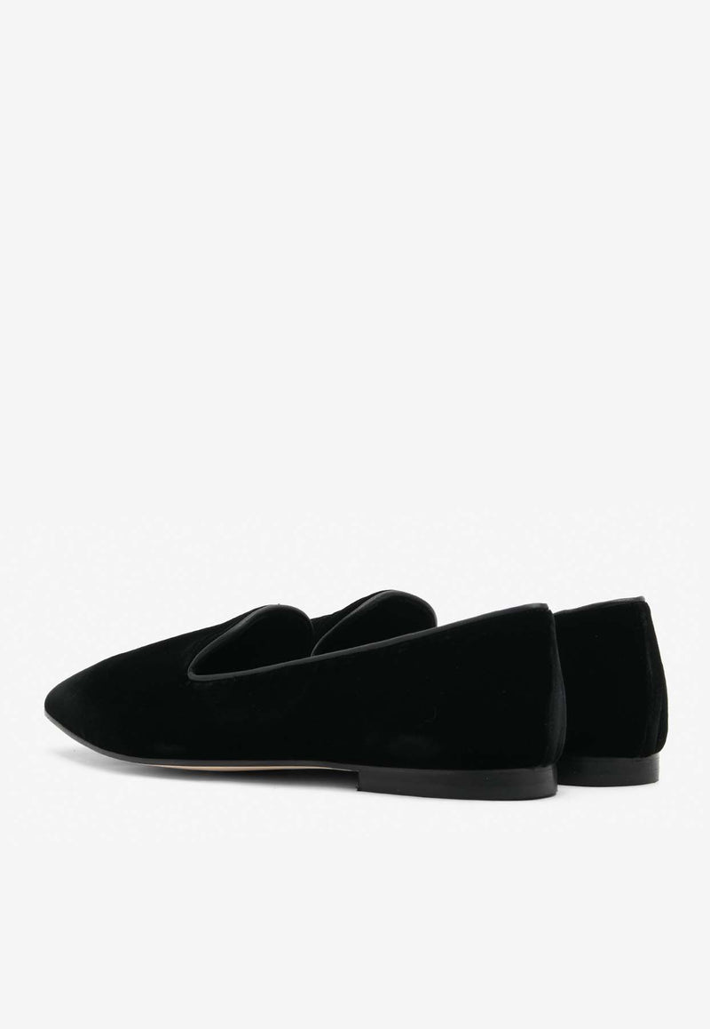 Arteana Friuli Velvet Loafers Black AW24FRIBLASSFLBLACK