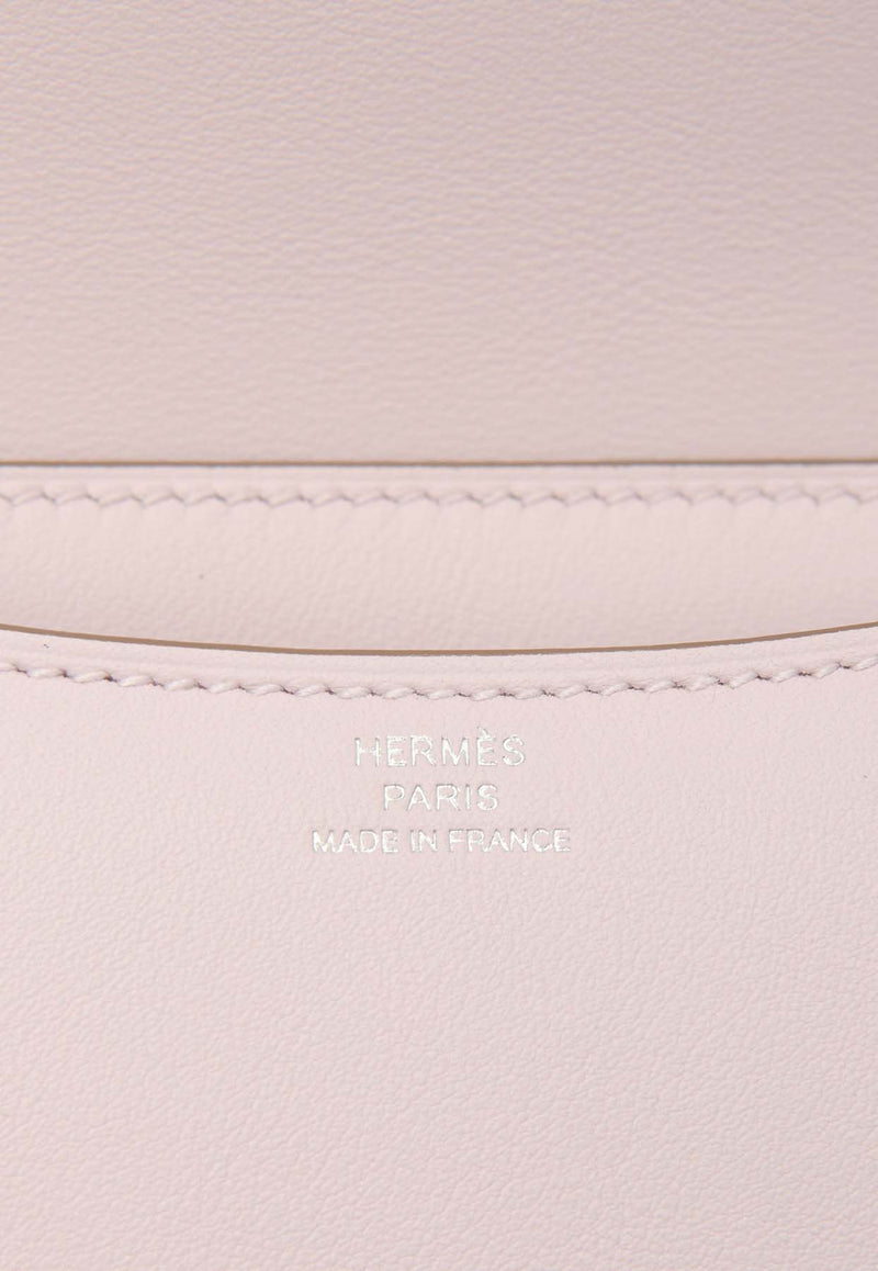 Hermès Constance 18 in Mauve Pale Swift Leather with Palladium Hardware