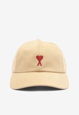 AMI PARIS Ami De Coeur Baseball Cap Beige UCP006.AW0041BEIGE