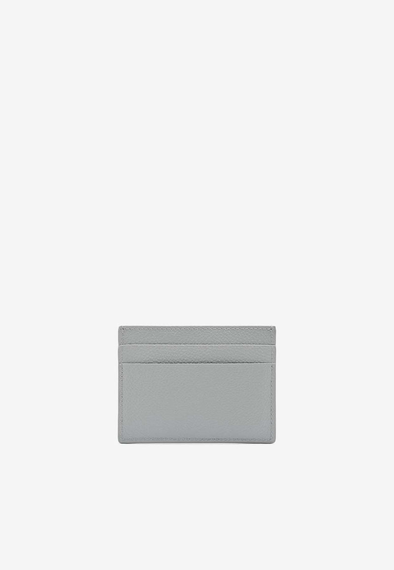 Balenciaga Sports Icon Grained Leather Cardholder Gray 594309GREY