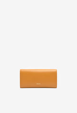 Patou Calf Leather Chain Clutch Bag Camel BA013-5040CAMEL