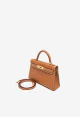 Hermès Mini Kelly 20 in Gold Epsom Leather with Gold Hardware
