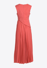 Acler Fairfield Pleated Maxi Dress Fuchsia AS2407184D-ROSEWOODFUCHSIA